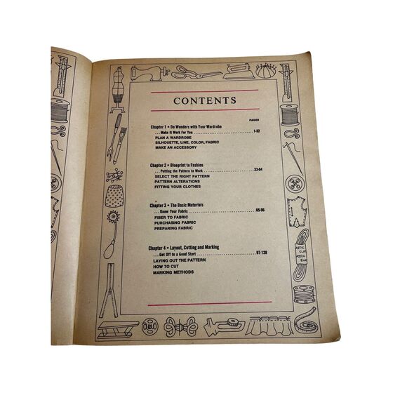 Vintage Book The Complete Family Sewing Book Awesome Art/Ephemera Gold Mine - Picture 2 of 10